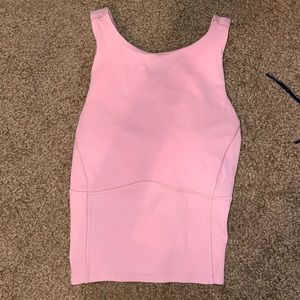 Powder puff key to balance lululemon tank